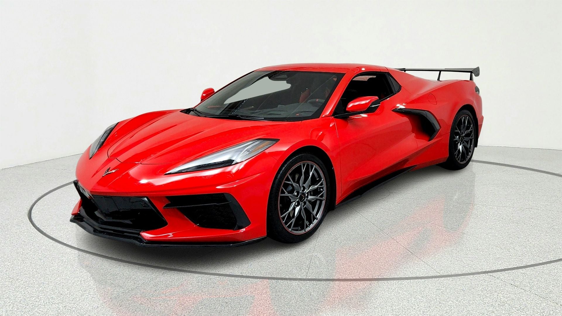 2024 Chevrolet Corvette Stingray 2LT in Torch Red — front three-quarter view