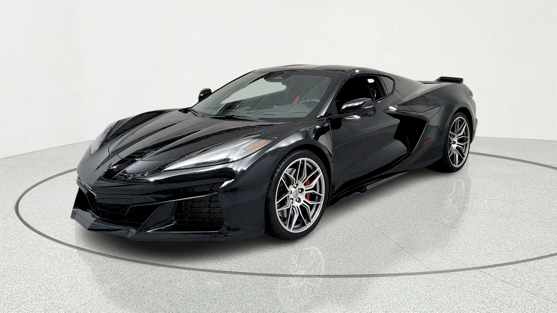2024 Chevrolet Corvette Z06 3LZ in Black — front three-quarter view