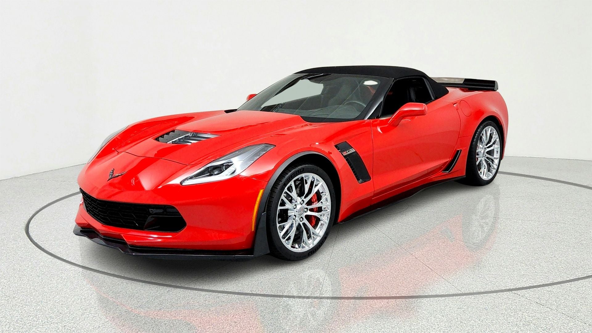 2016 Chevrolet Corvette Z06 3LZ in Torch Red — front three-quarter view