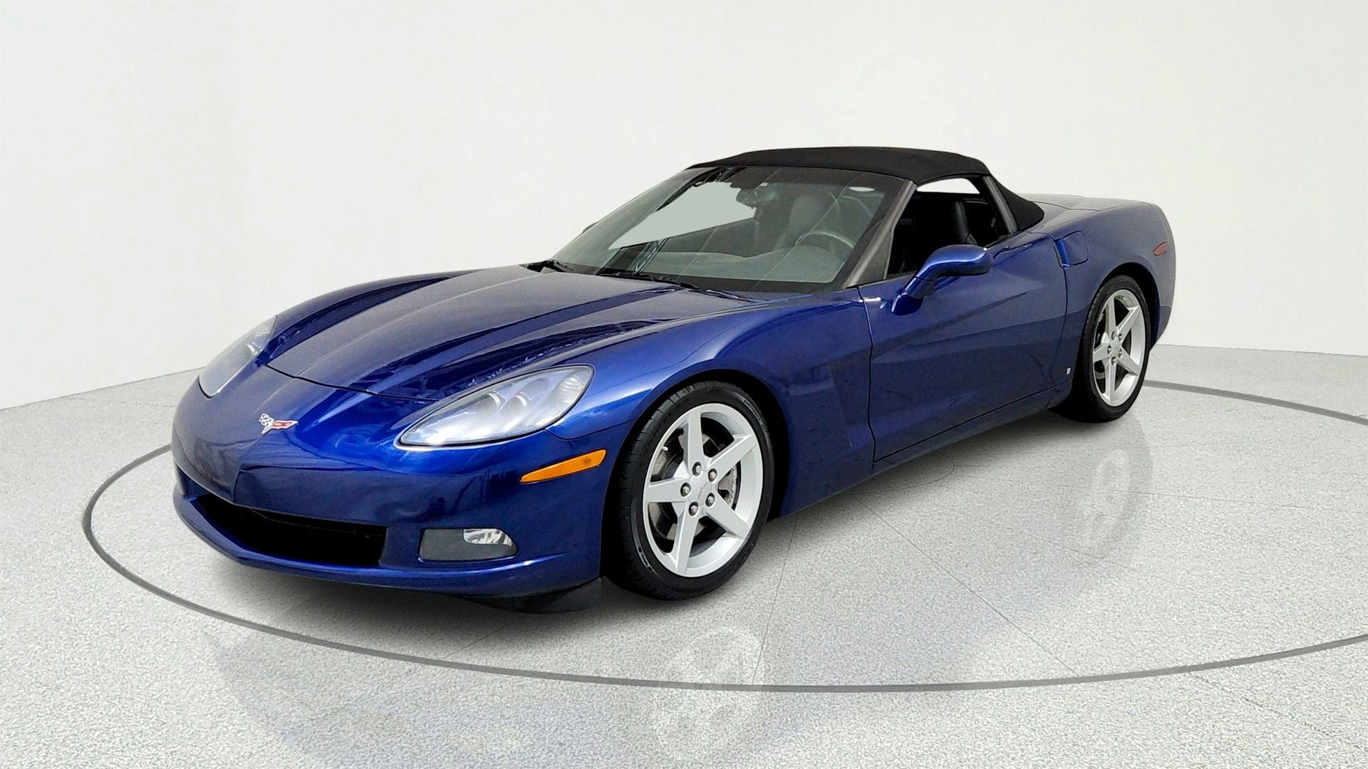 2007 Chevrolet Corvette Base in Lemans Blue Metallic — front three-quarter view